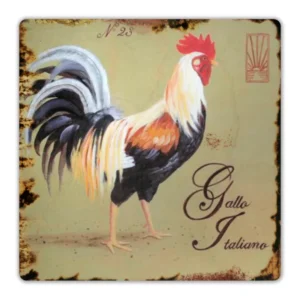 Wandbord 'Gallo Italiano'