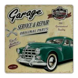 Wandbord 'Garage Service & Repair - Original parts'