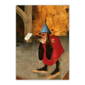 Wandbord Jeroen Bosch 'Snavelbeest'