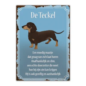 Wandbord 'Teckel'