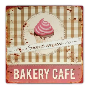 Wandbord 'Bakery Café'