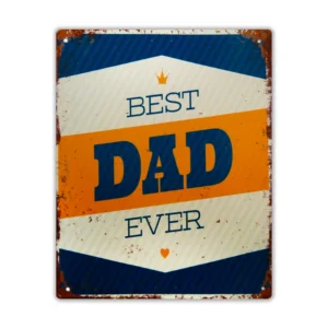 Wandbord 'Best Dad ever'