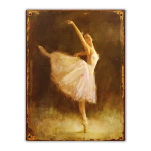Wandbord 'Ballerina (staand)'