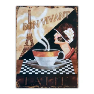 Wandbord 'Bon Vivant - Latte'