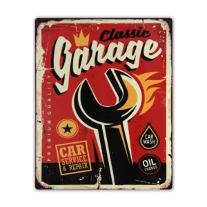 Wandbord 'Classic Garage'