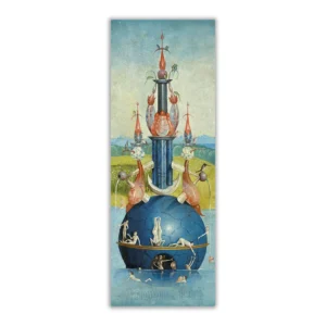 Wandbord Jeroen Bosch 'Blauwe fontein'