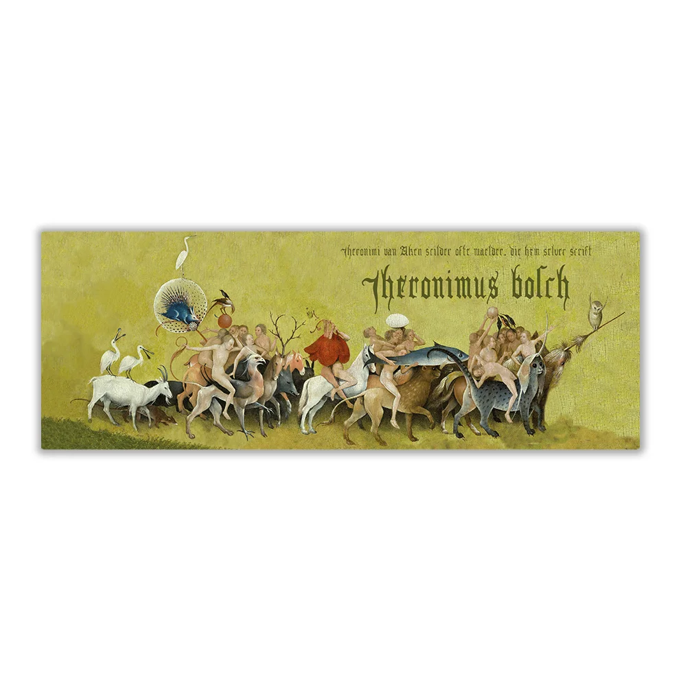 Wandbord Jeroen Bosch 'Optocht'