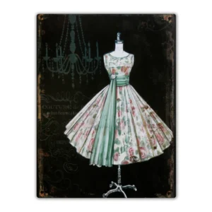 Wandbord 'Jurk - Couture de Paris'