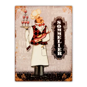 Wandbord 'Sommelier'