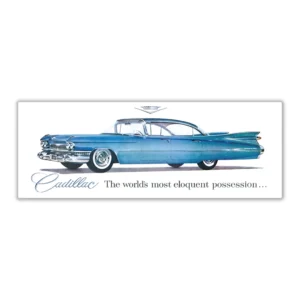 Wandbord 'Cadillac - The world's most eloquent possession'