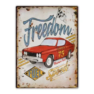 Wandbord 'Freedom Maximum Power Speed'