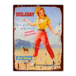 Wandbord 'Holiday - Life is good at the beach'
