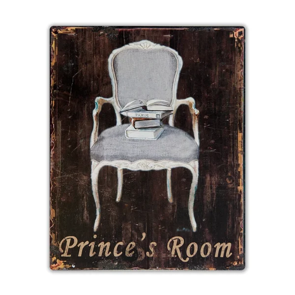 Wandbord 'Prince's Room'