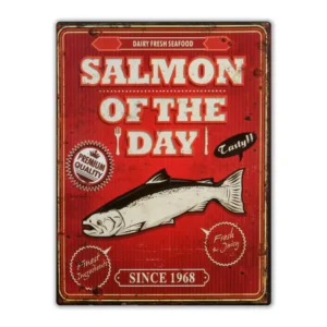 Wandbord 'Salmon of the Day'