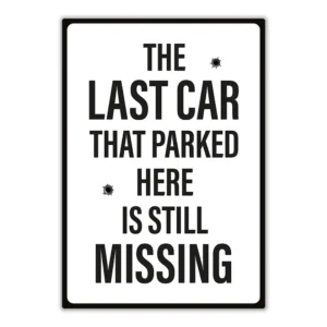 The last car that parked here is still missing